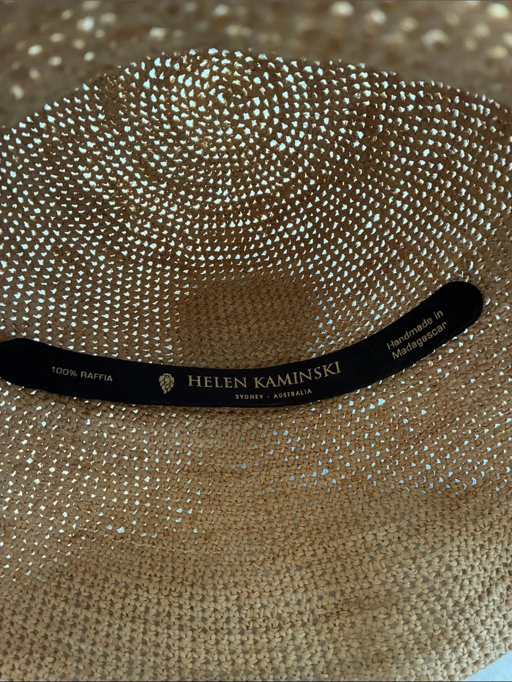 Helen Kaminski Provence 8 100% raffia hat Madagascar